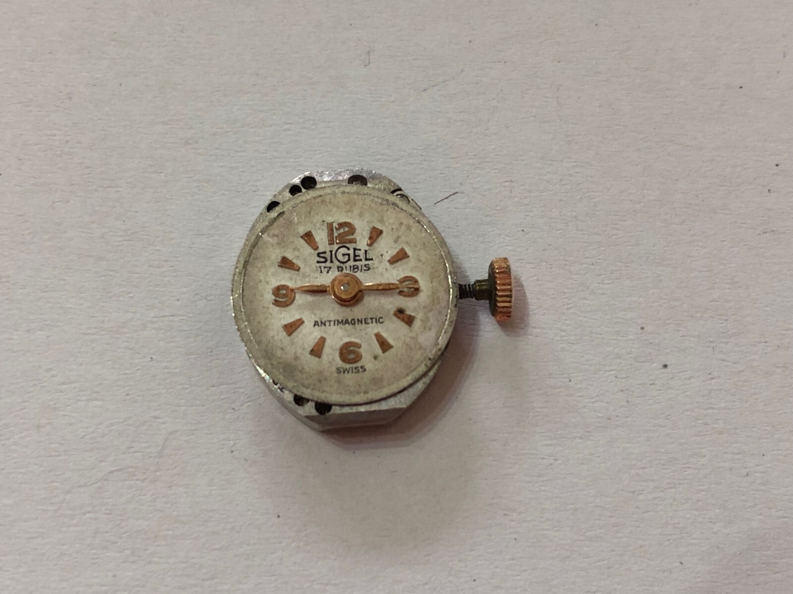 MECCANISMO SIGEL DA DONNA VINTAGE 17 RUBIS ANTIMAGNETIC SWISS MADE.