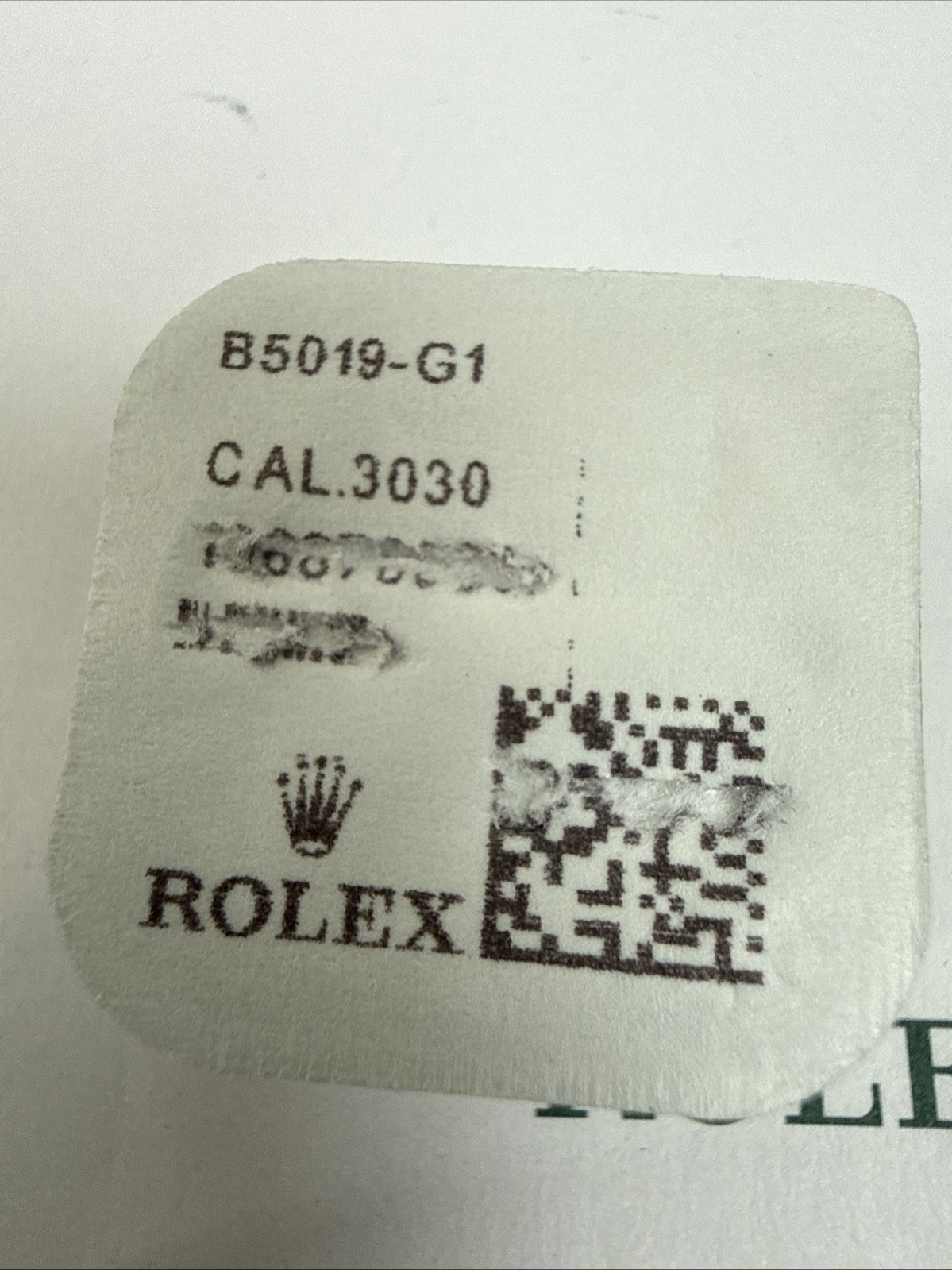 Rolex 3030 3035 5019 Balance Wheel Complete Genuine Authentic New Sealed Package