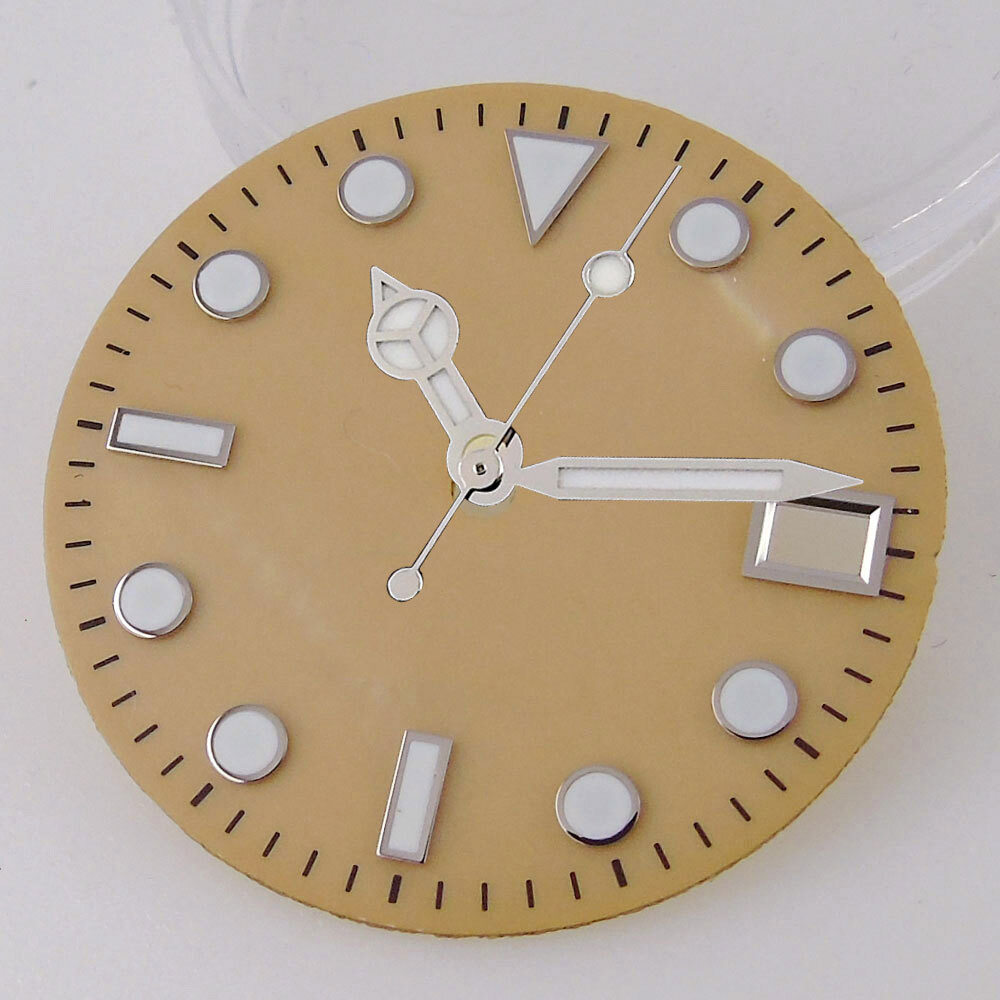 28.5mm Mother of Pearl Dial Hands Set Fit NH35A NH36A 7s26 Automatic Movement