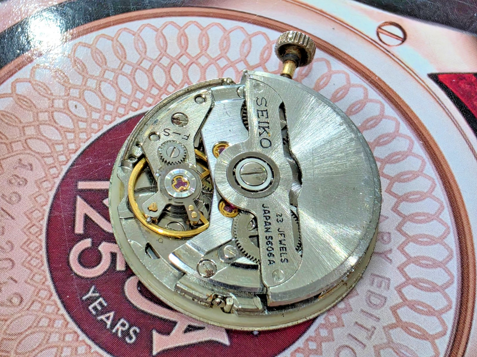 Vintage SEIKO AUTOMATIC MOVEMENT 5606 a Lord Matic LM Quick set day date.