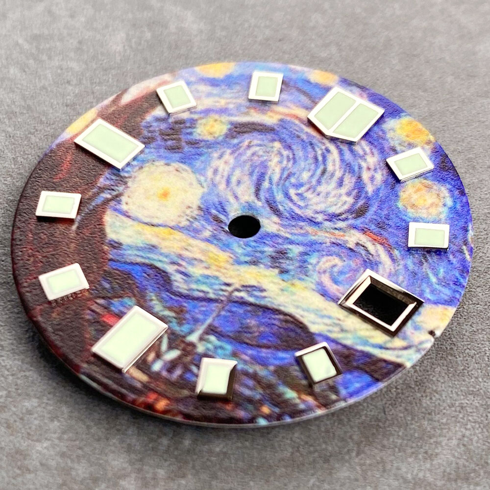 Starry Sky Watch Dial Blue Dial for NH35 NH36 NH38 NH70 NH71 NH72 Full Luminous