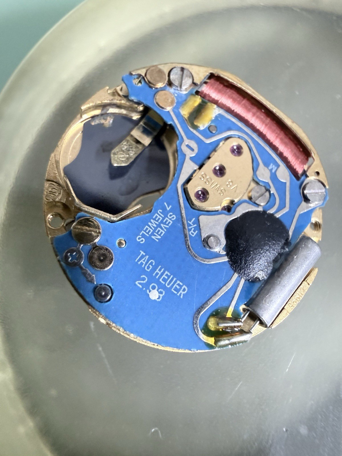 ETA Tag Heuer 956.112 vintage Watch Movement For Parte Or Repair