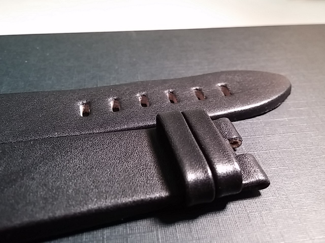 Genuine Montblanc Band 22/20mm Flat black. NEW for watch repair – SALE!!!