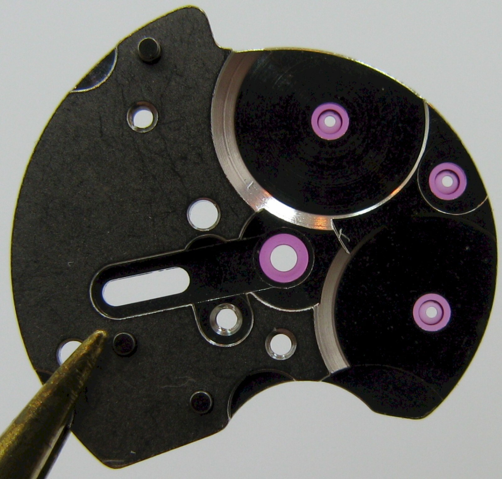Rolex Watch movement 2230, 2235 part 140 upper automatic bridge