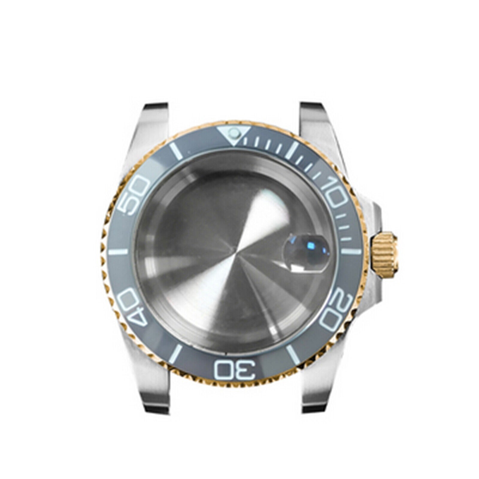 40MM Glass Watch Case Stainless Steel Case Watch for NH35/NH36 Watch Movement