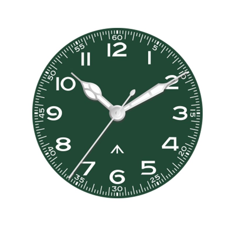36mm Titanium Alloy Watch Case Sapphire Glass for VH31 Movement 28.5mm Dial