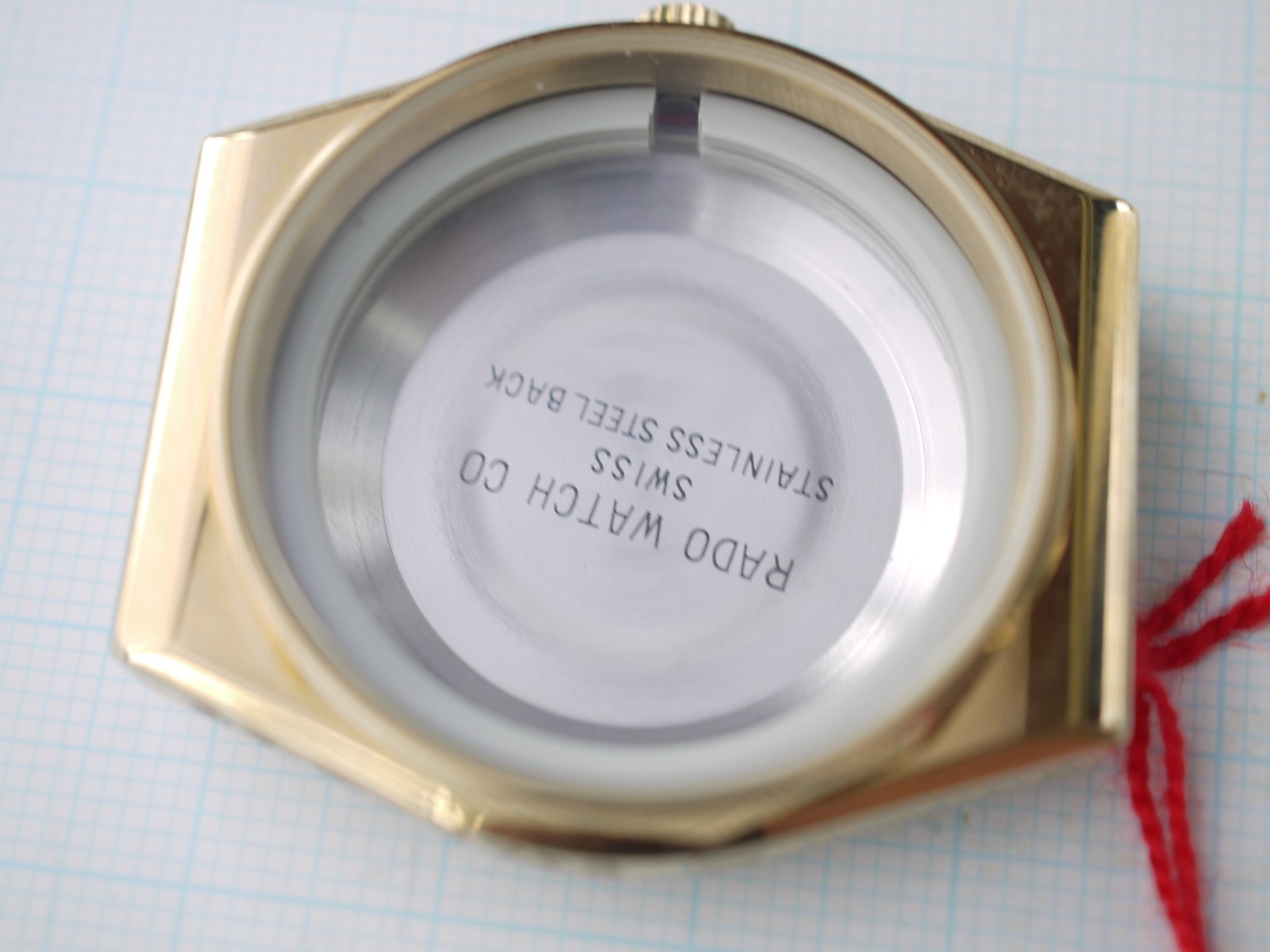 Rado Voyager Automatic watch ref.636.3236.2 Gold Plated 34 x 38mm CASE
