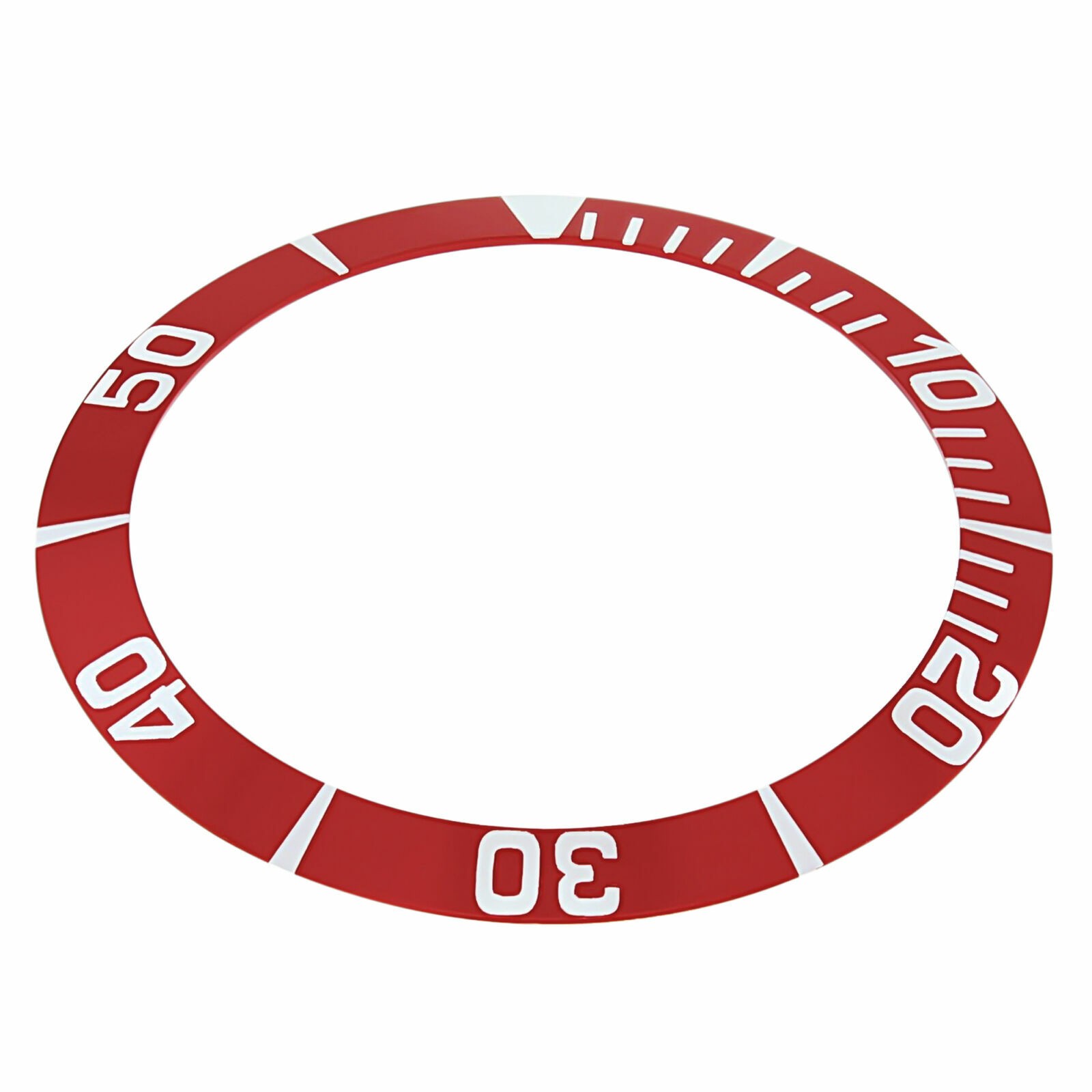 BEZEL INSERT FOR SEIKO 5 SEA URCHIN SNZ15K1,SNZF17 WATCH AUTOMATIC DIVER RED