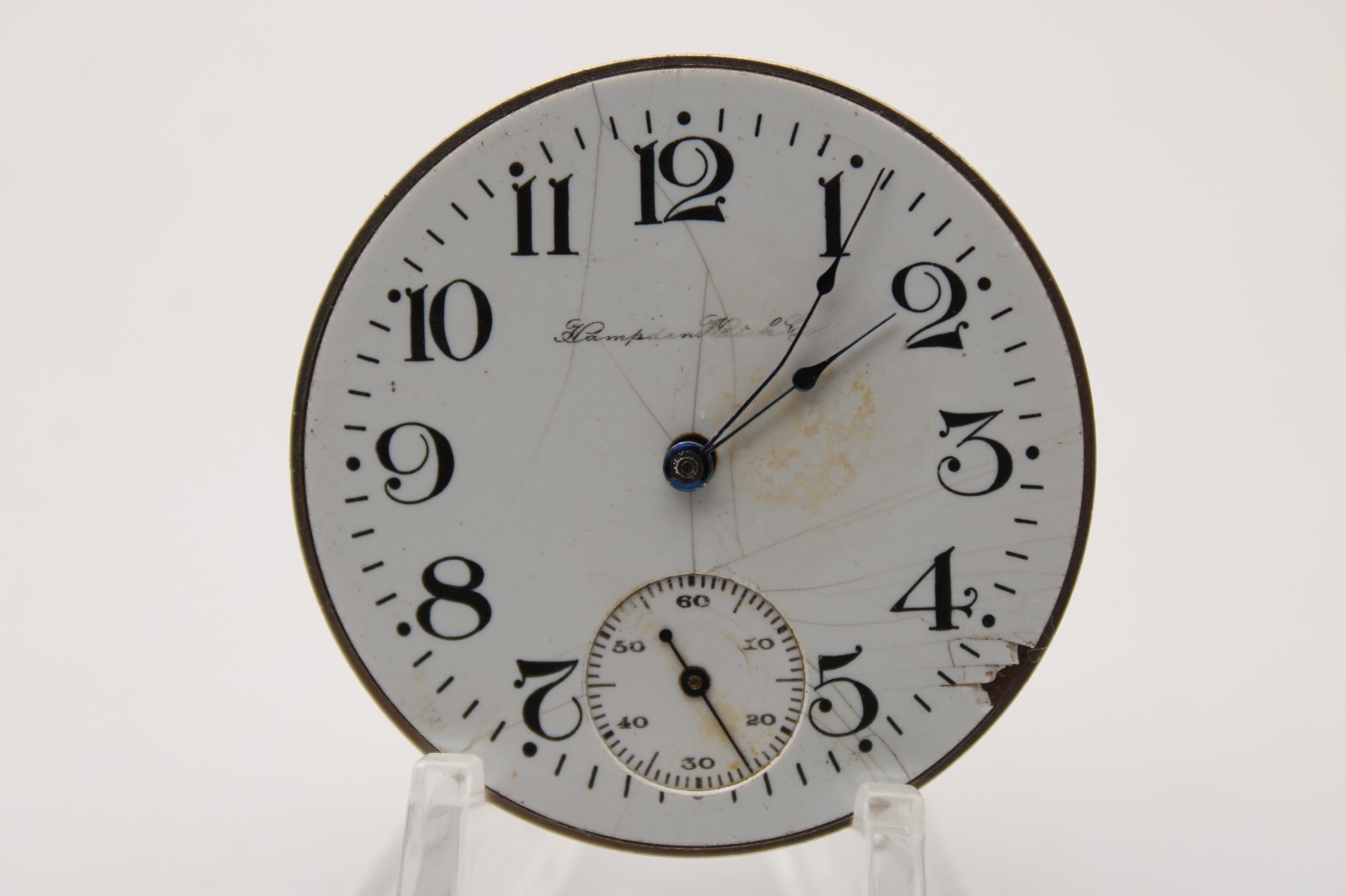 1907 HAMPDEN POCKET WATCH MOVEMENT 2323462 GRADE: CHAMPION H 16s 7j (BA3)