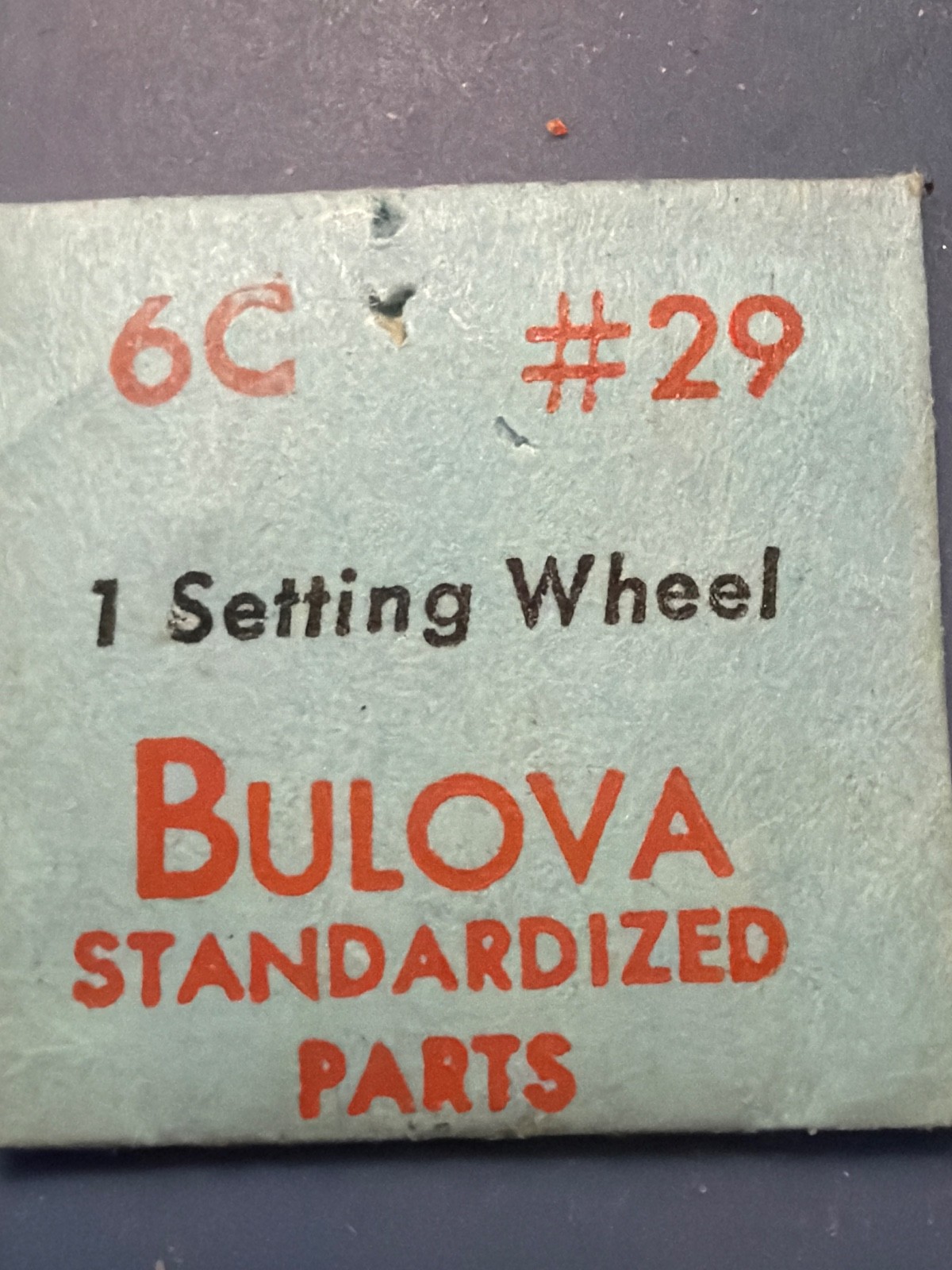 Bulova Setting Wheel – Part #29 – #30 – NOS – Various Calibers