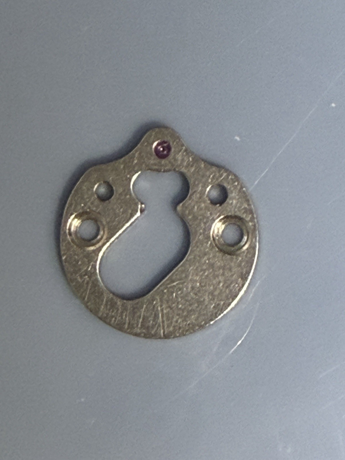 ST 36/6497/6498 Silver Tone Pallet Bridge Jeweled Watch Parts