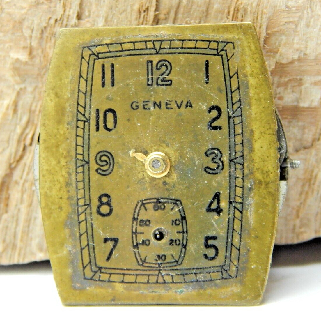 Vintage Geneva Luber 15 jewel 2 adjustment men’s wrist watch movement