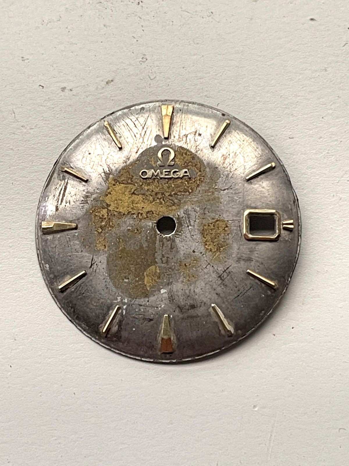 Vintage Omega Watch Silver Dial 29mm