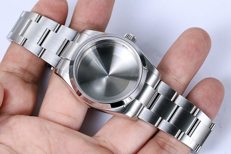 Vintage Oyster 36mm Case Sapphire Glass For NH36 Movement Quick release