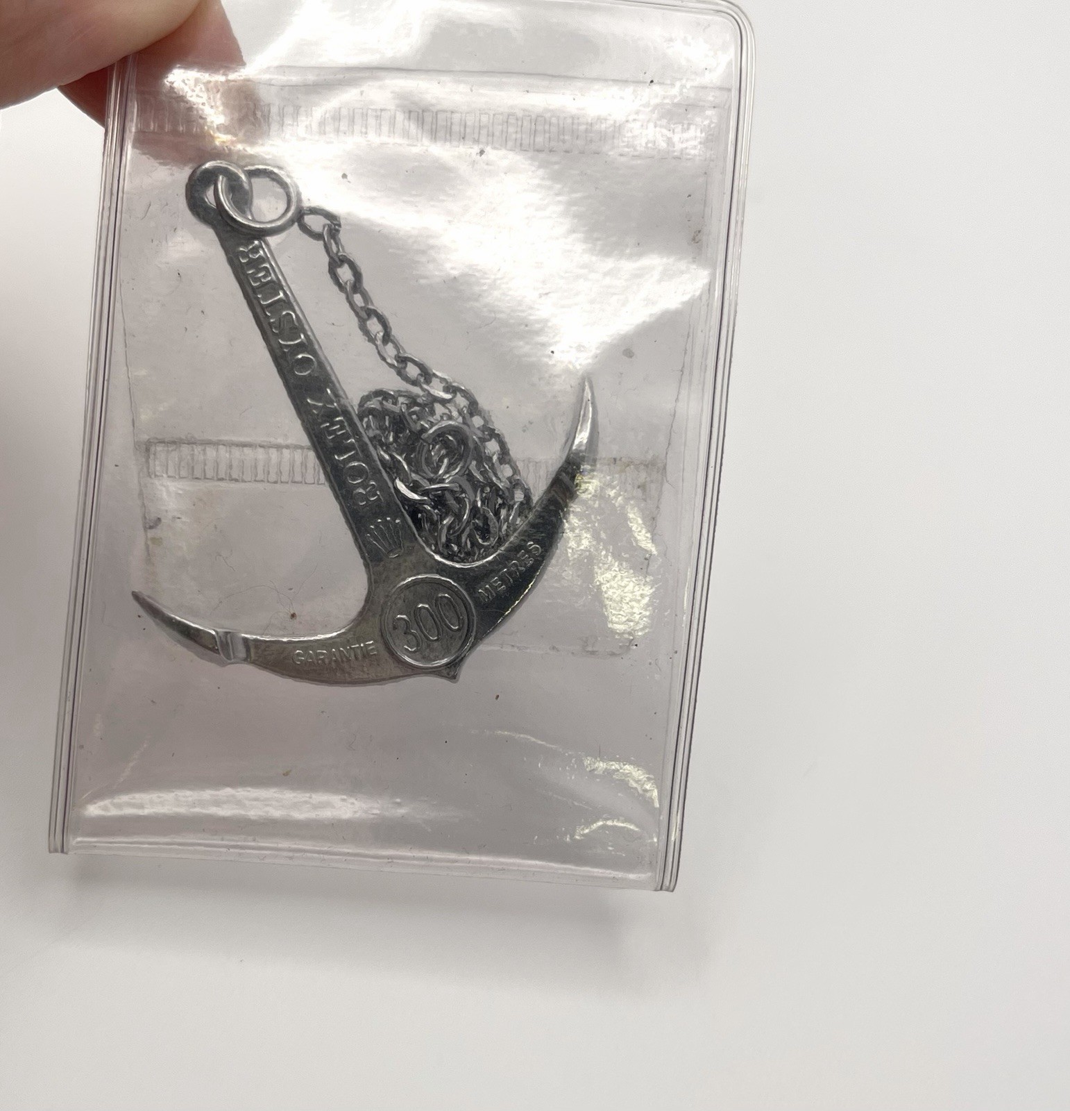 ROLEX OYSTER SUBMARINER ANCHOR WITH CHAIN 300 Metres 1000 Ft