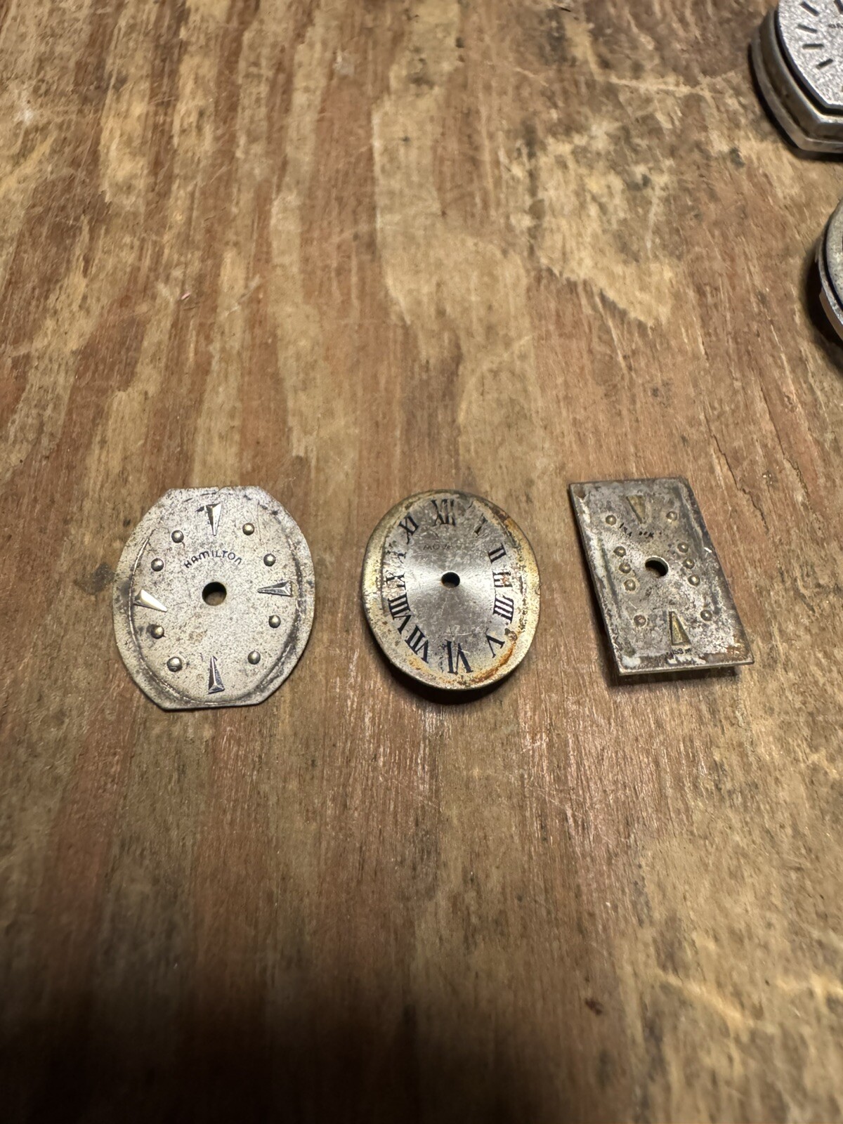 Vintage Lot Of 10 Ladies Watch Movement/Faces Swiss Misc Parts/Steampunk/Craft