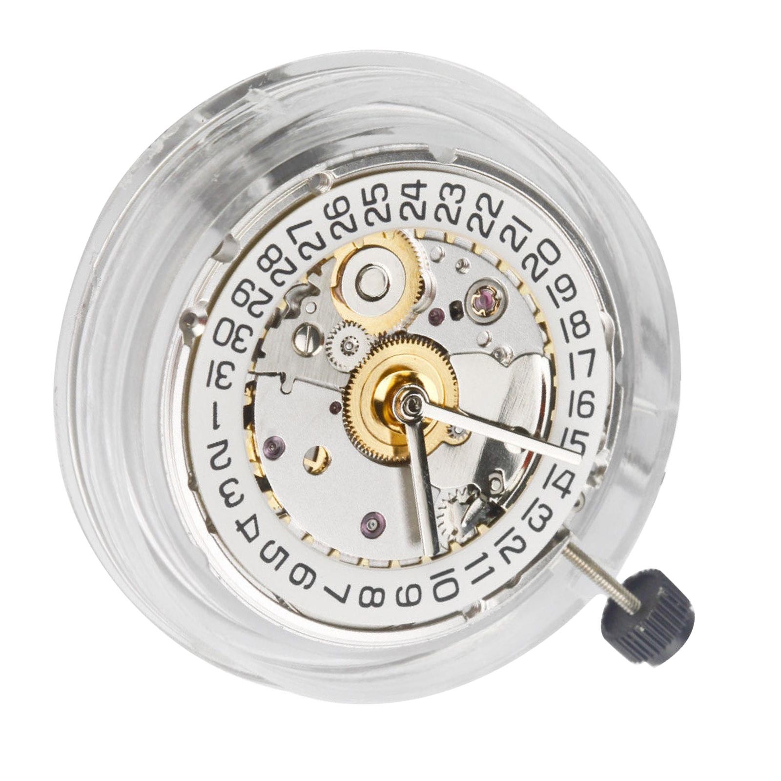 White/Gold Automatic Watch Movement Replacement Parts For ETA 2824 2824-2 ooo