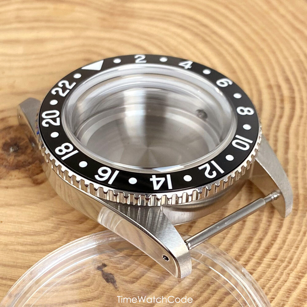 Dive GMT Watch Case for NH34 NH35 NH36 NH38 NH70 ETA2824 PT5000 Sapphire Crystal