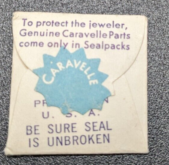 NOS Genuine BULOVA CARAVELLE 80RC WATCH UPPER SHOCK RESISTOR SETTING PART 111E