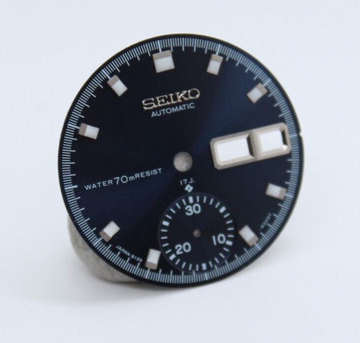Resist 17J Blue Dial Vintage Seiko Pogue Chrono 6139-6005 6139-6002 6139-6000