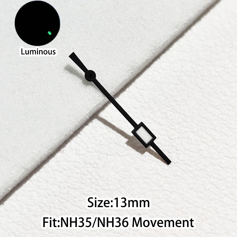 Personalized Second Hand Green/Blue Green Luminous Watch Hands Fit NH35 NH36