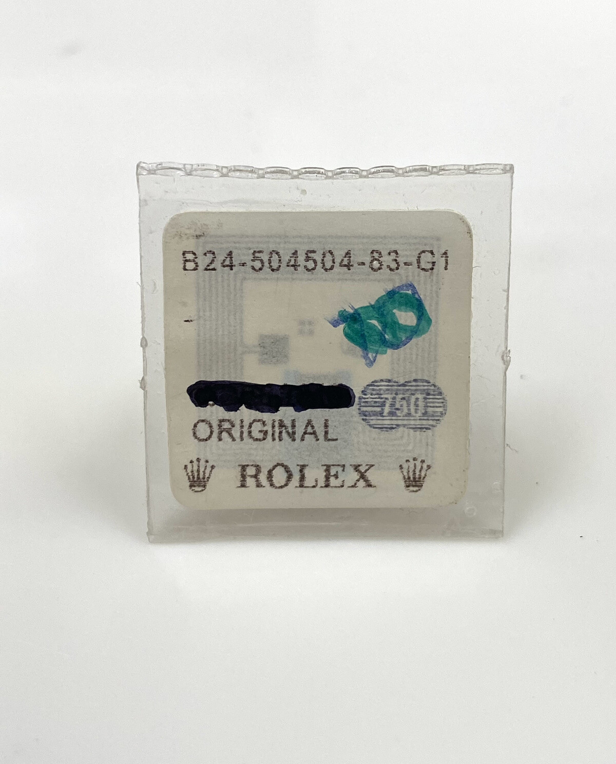 Genuine Rolex Cellini Rose Gold Crown 24-504504-83 New Sealed Package