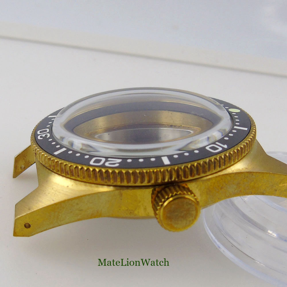 300m Diver Watch Case Fit NH35 ETA2824 PT5000 Domed Sapphire Crystal AR Coating