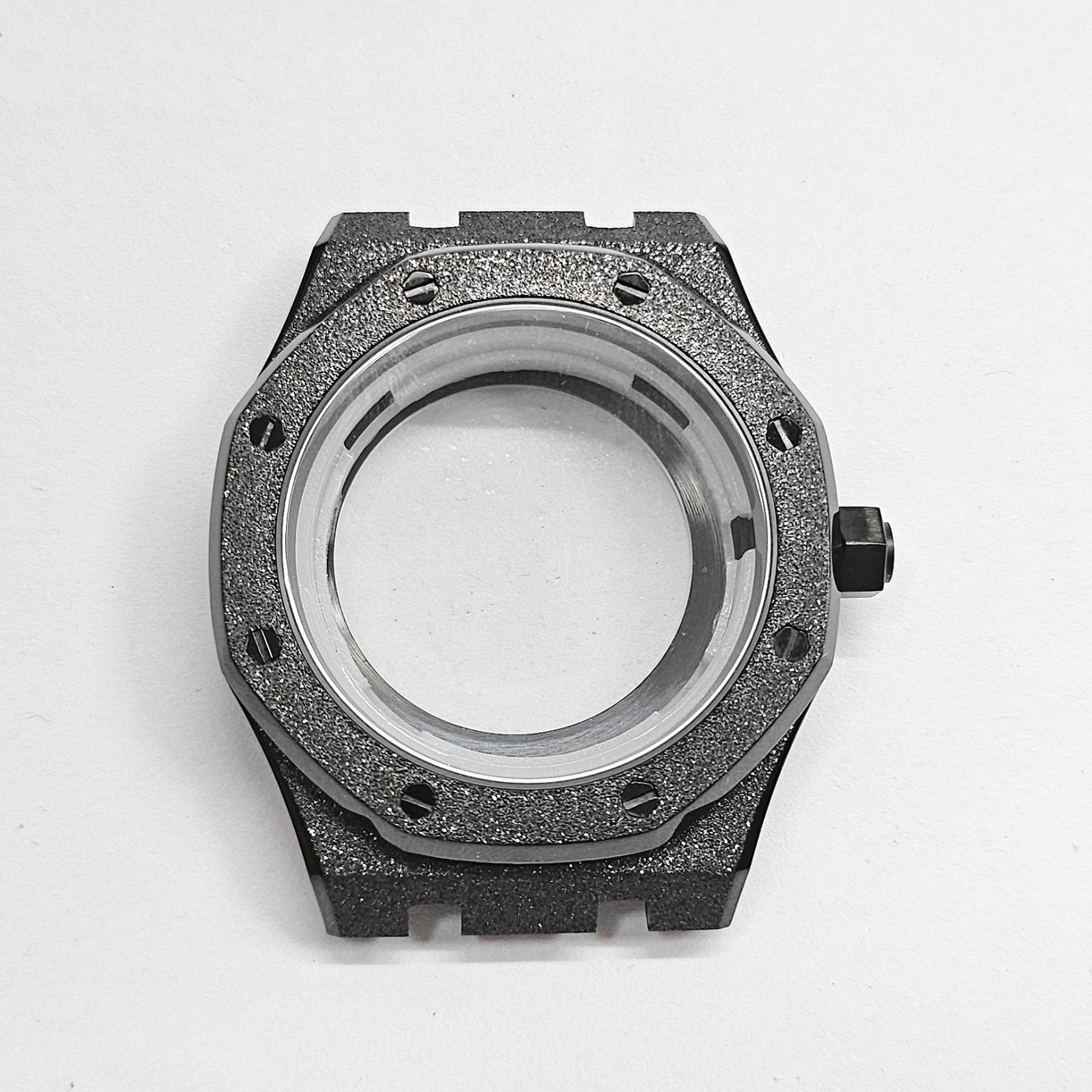 41mm NH35 Watch Case Stainless Steel Sapphire Octagonal Style Modified
