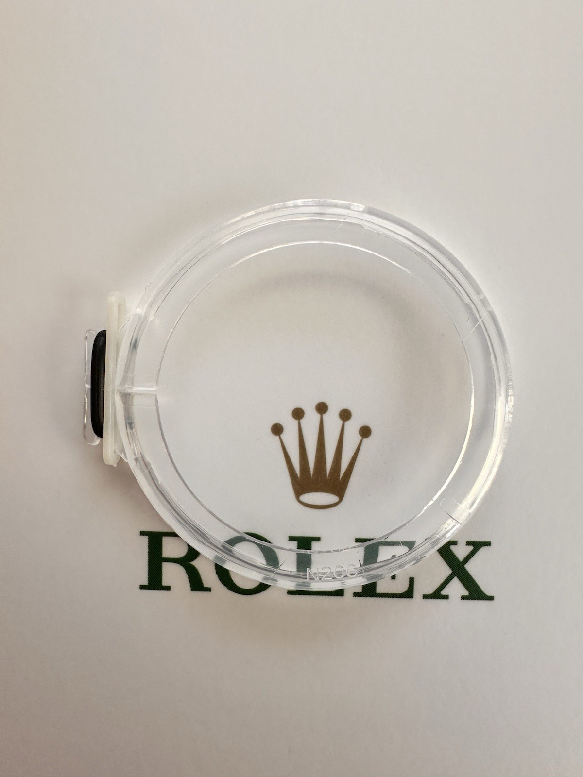 Rolex Lady Datejust 28mm Clear Plastic Bezel Protector N206 ORIGINAL