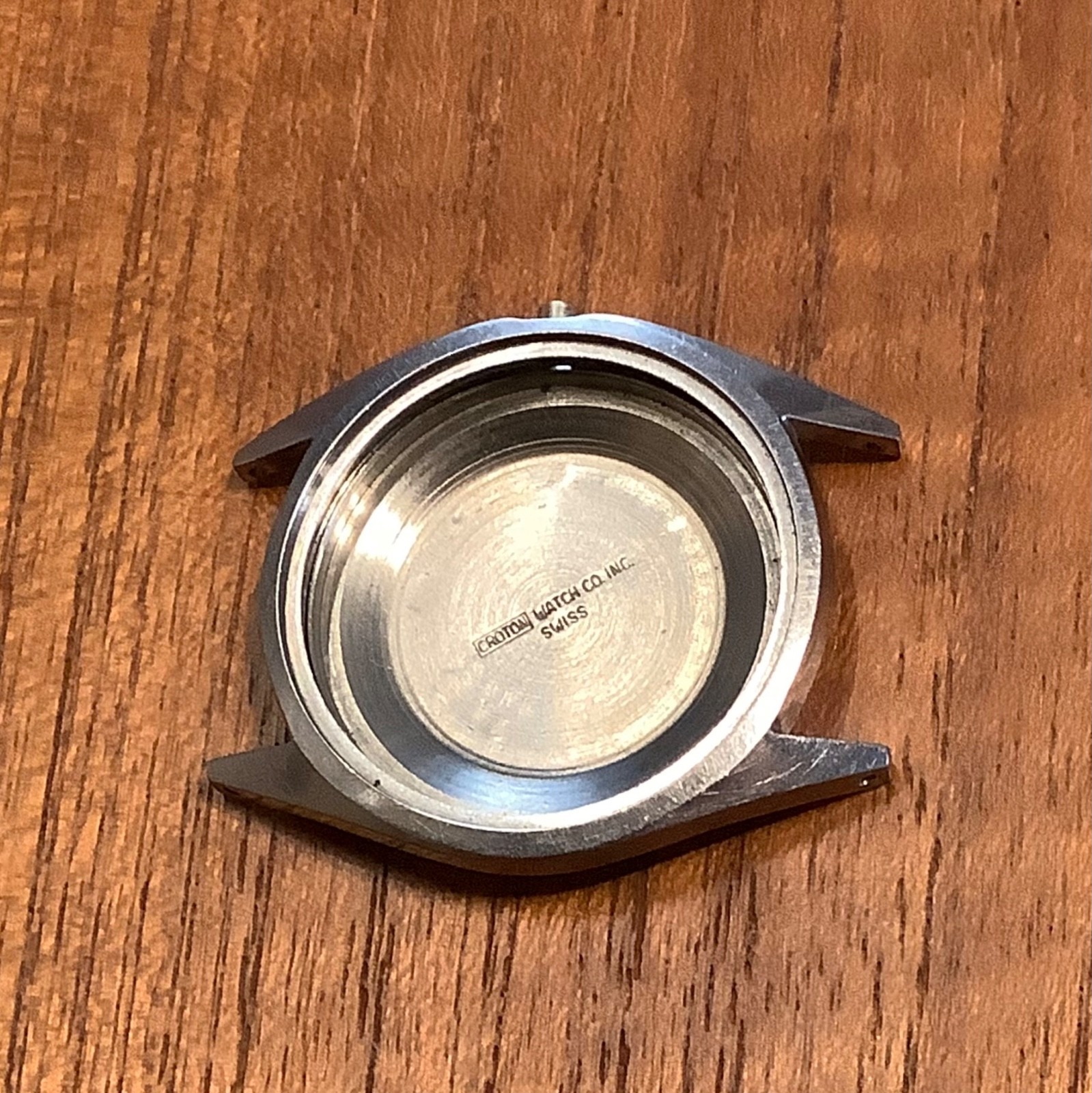 Vintage Croton Stainless Steel Screwback 33mm Case 48S 79421 – Inner Dia. 28mm