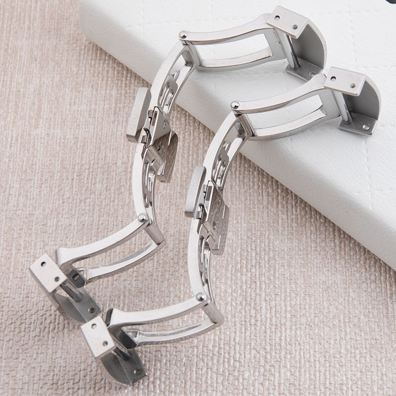 Fit for Patek Philippe Aquanaut Models 16 18mm Steel Folding Buckle Clasp