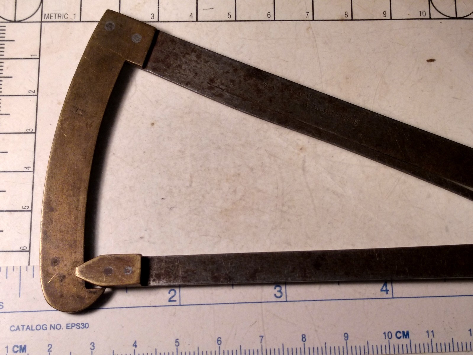 Antique Pocket Watch / Wristwatch Part: BL Hicks Precision Measuring Caliper