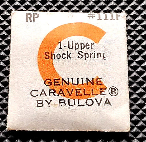 Caravelle RP Upper Shock Spring Watch Part #111F fits Bulova/Caravelle1080.60