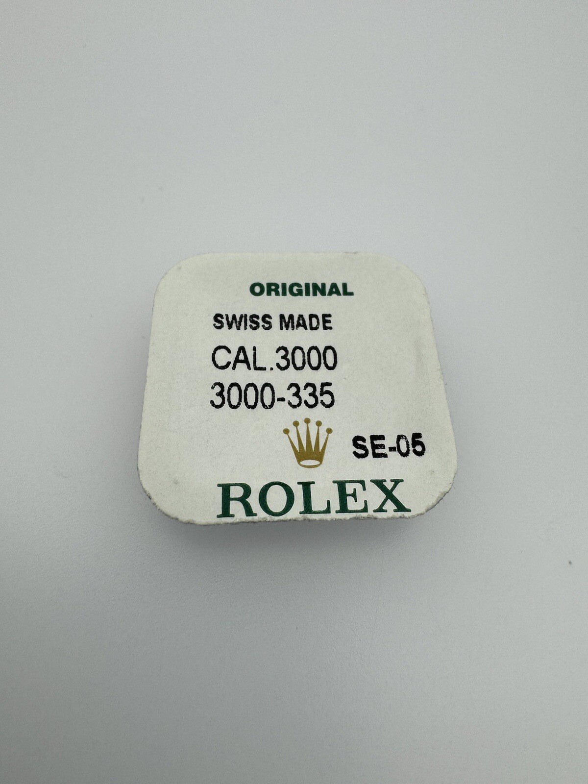 Rolex Original 3000 335 Minute Pinion With Cannon New Old Stock Sealed Genuine