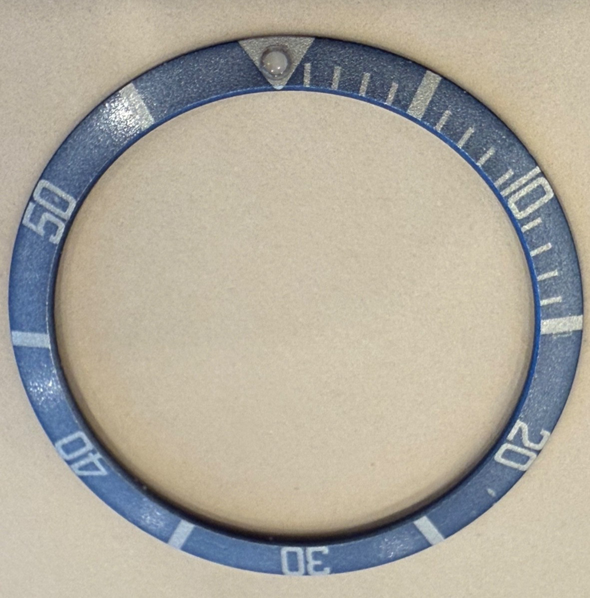 Genuine Tudor Submariner Snowflake 9411 7021 9401 Blue Ghost Bezel Insert