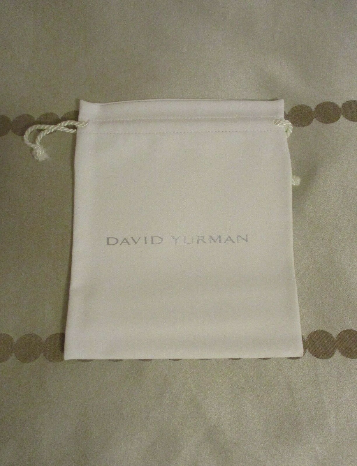 DAVID YURMAN Large Drawstring Pouch Bag 7¾” x 6¼” inches New-Old-Stock Item#737