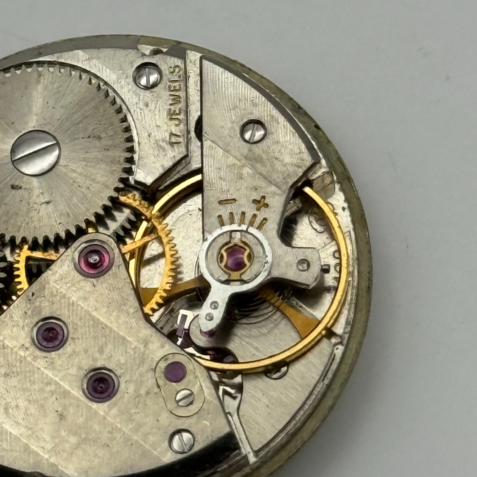 ETA 1120 Watch Movement Garrard Manual Wind Vintage Swiss Parts Repair 26.9mm