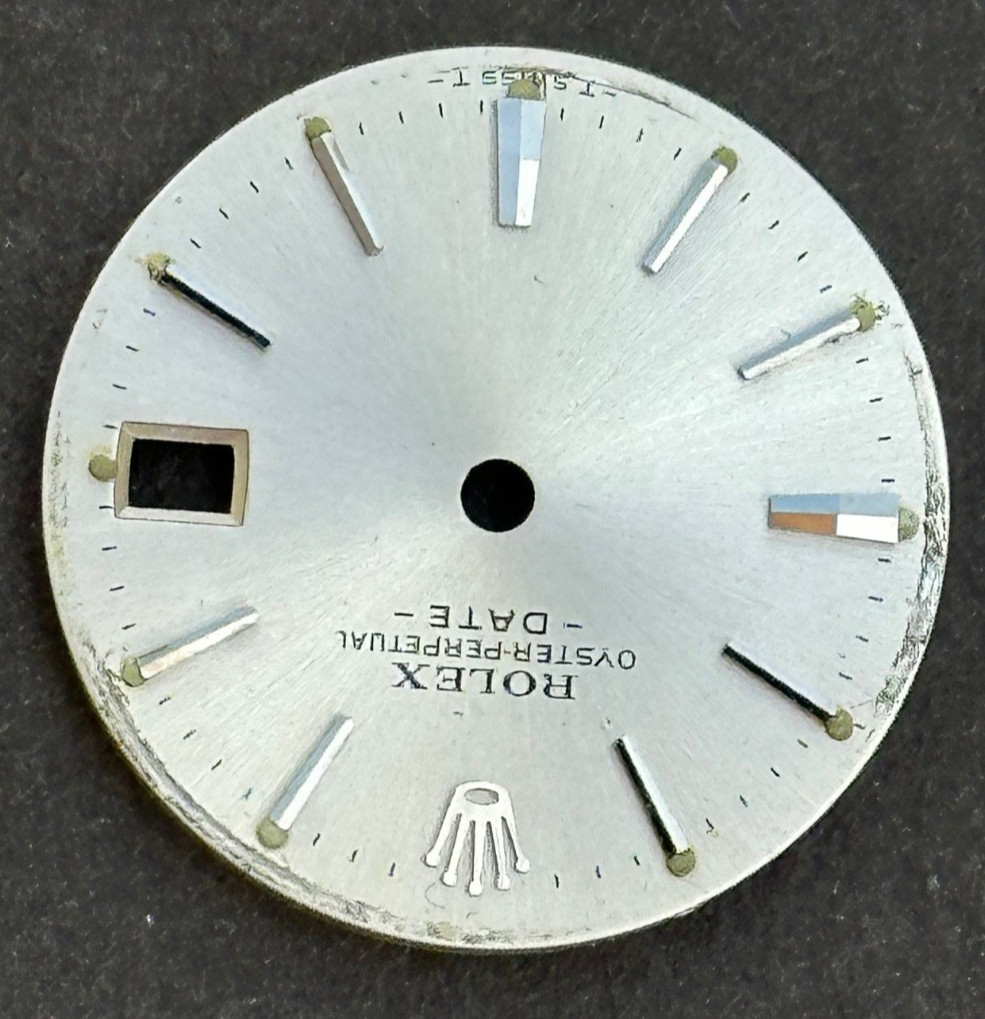Vintage Rolex Oyster Perpertual Date Watch Dial For 26mm Case 6517 6519 6917