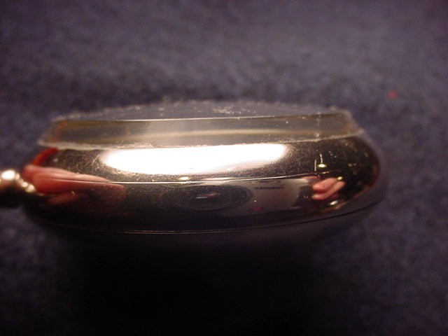 18 SIZE OPEN FACE LEVER SET CASE GREAT NICKEL CASE–EXTRA THICK CRYSTAL!! #102