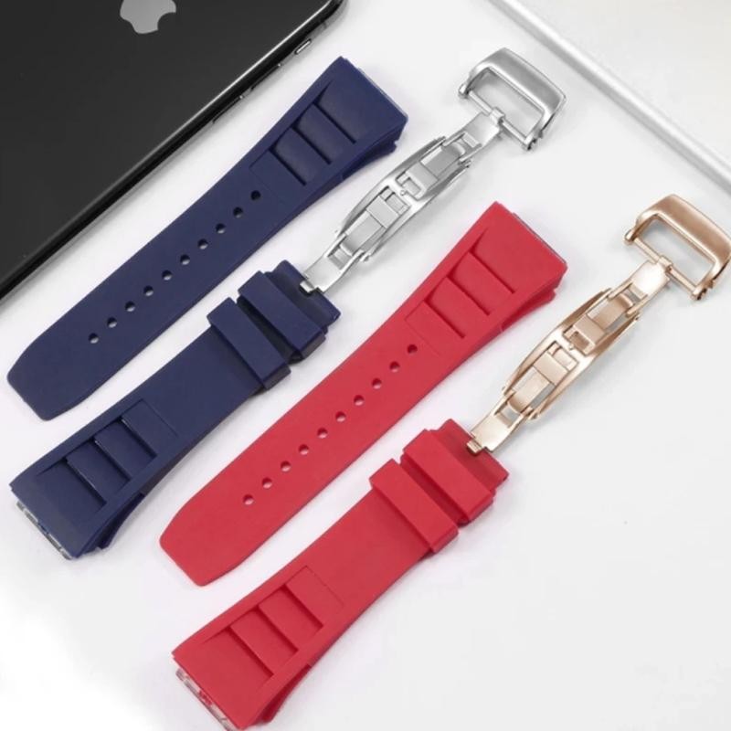 Rubber Watchband for Richard Mille Strap for Rm011 Mille Bracelet Watch Band