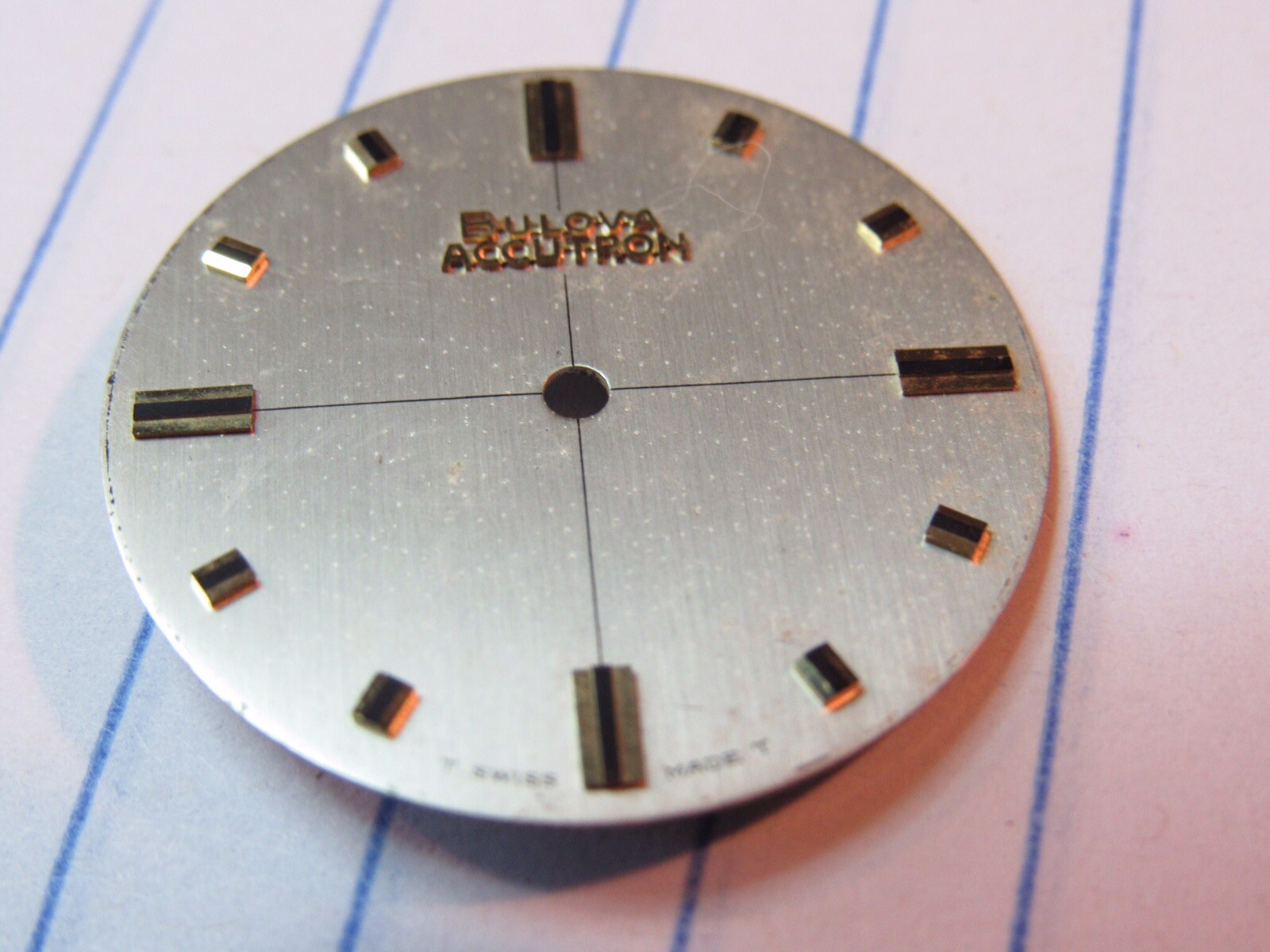 BULOVA ACCUTRON 214 Mens SWISS WATCH DIAL Vintage 1960s – 1970s (item #8)