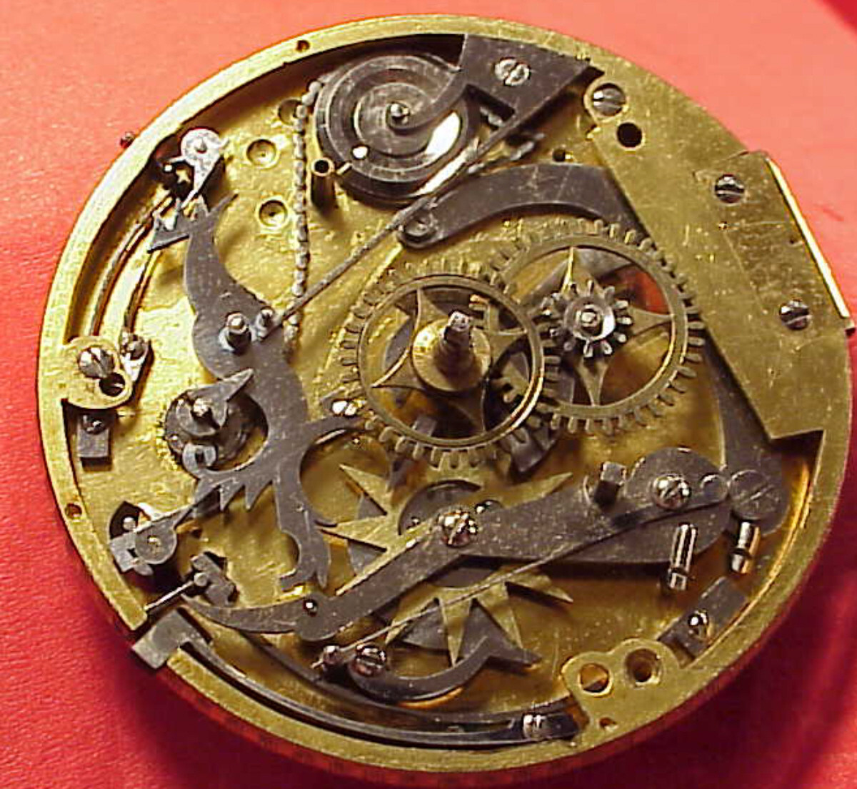 52mm IGNACE LICHTENSTERN WEIN REPEATER BELL STRIKE VERGE FUSEE POCKET WATCH MT