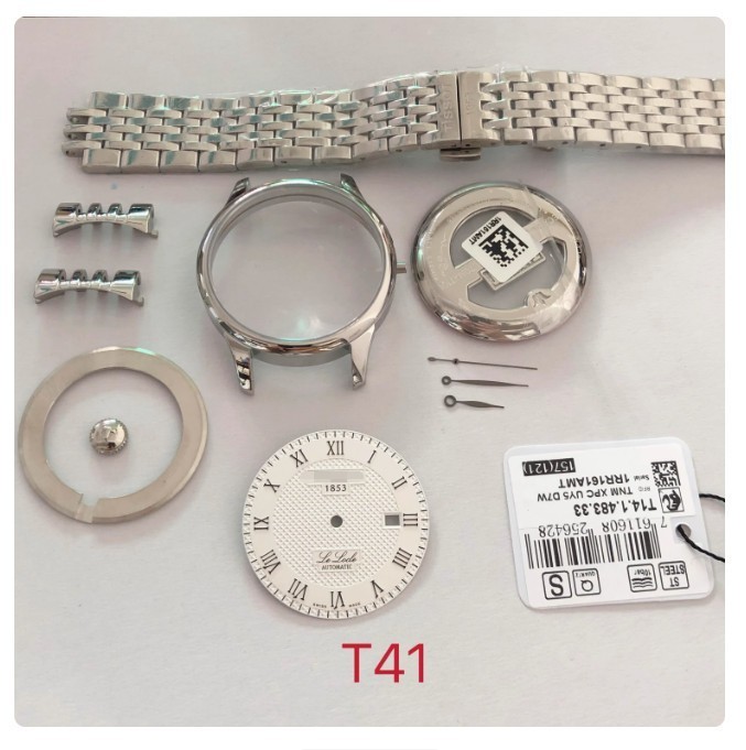 Watch Part Watch Case Dial Assembly for T41 T006 2824 Movement