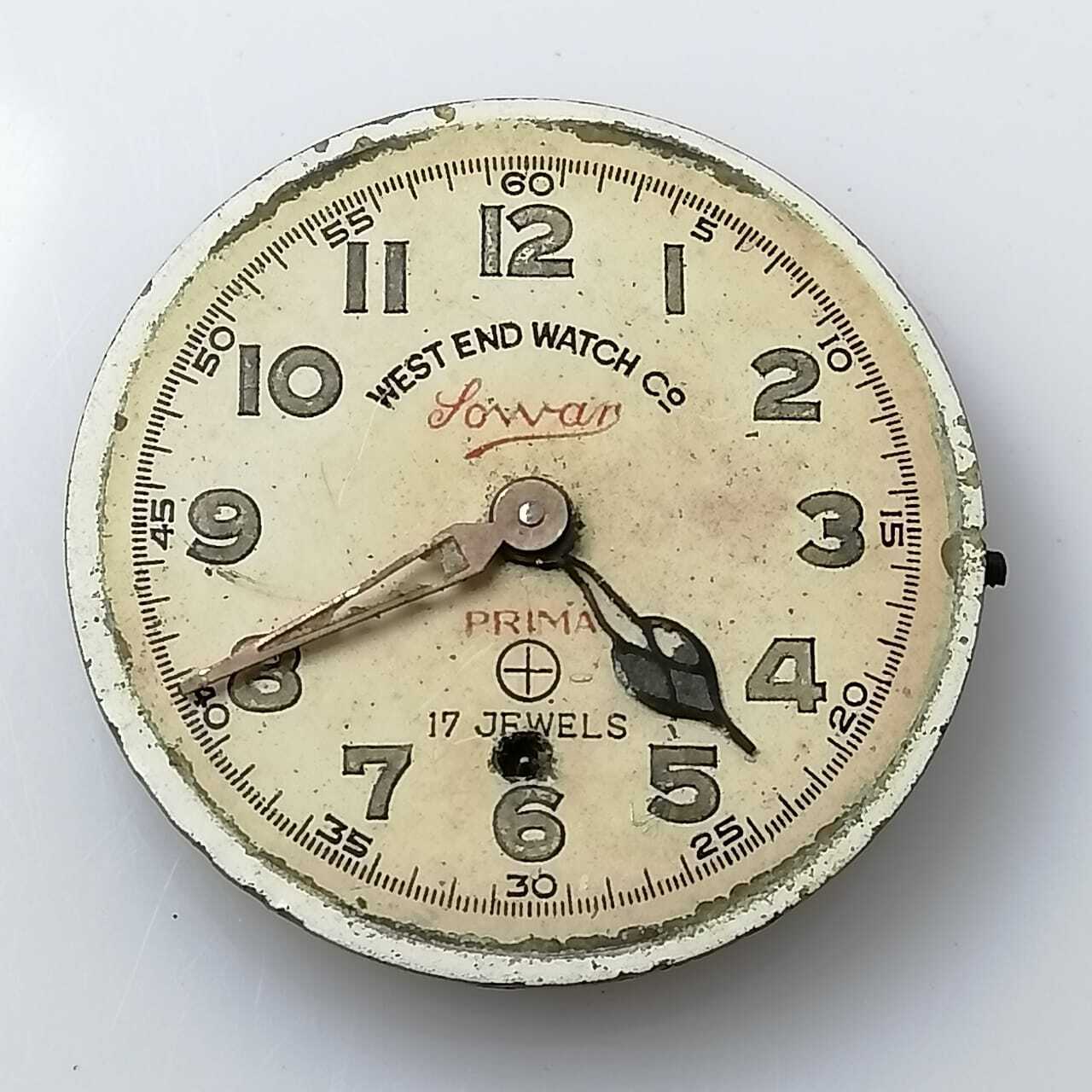 West End Watch 706 Manual Winding Watch Movement For Parts
