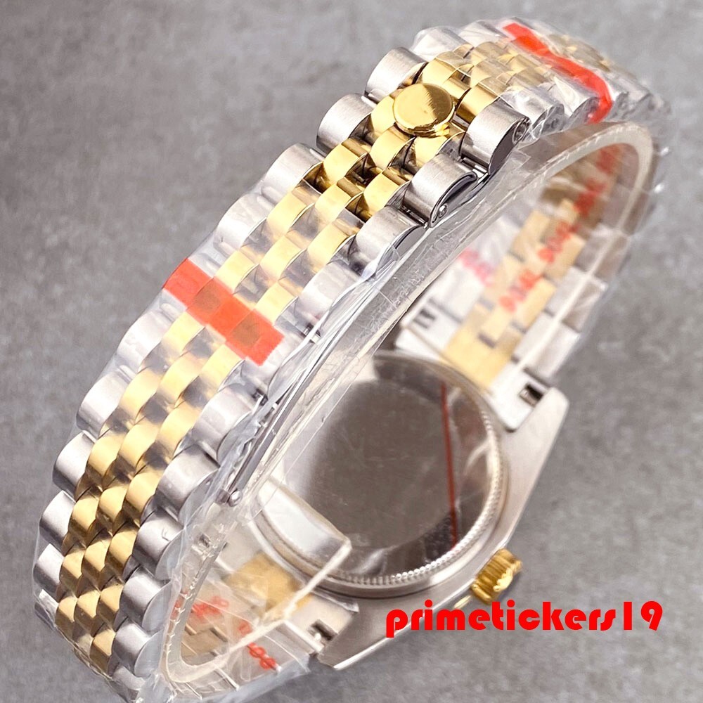 Lady’s 31mm Watch Case Sapphire Fit NH05 NH06 Wristwatch Mod Parts Silver Golden