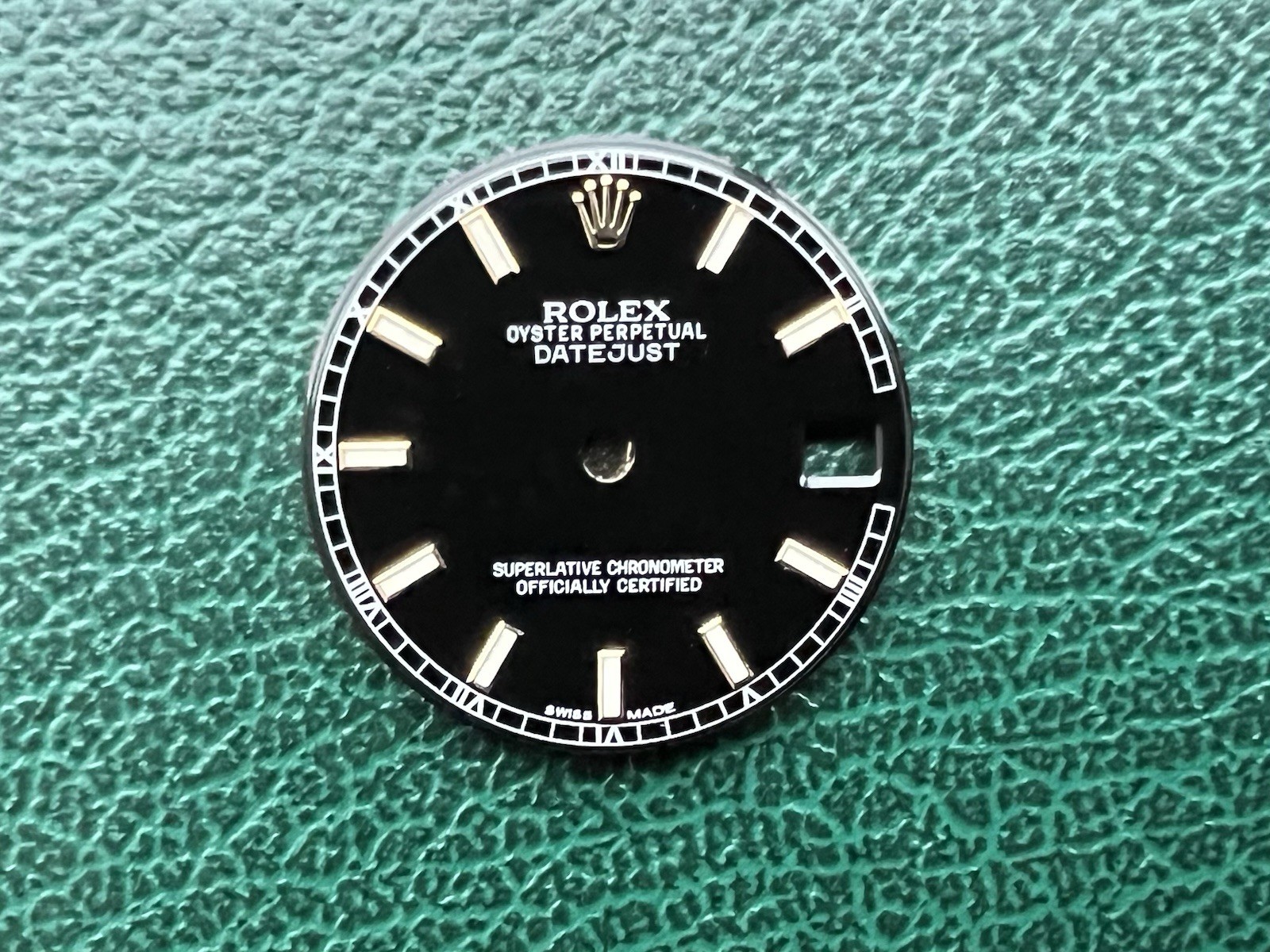 Authentic ROLEX Datejust Midsize 31mm Two-Tone Black Luminova DIAL – OC#1285