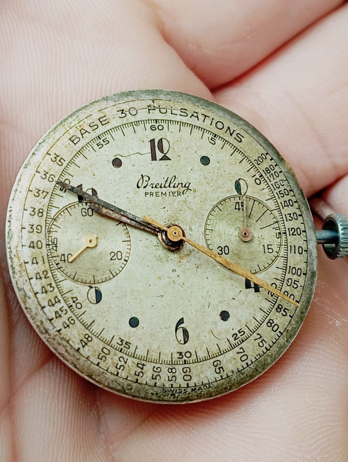 Breitling Venus 175 Chronograph movement