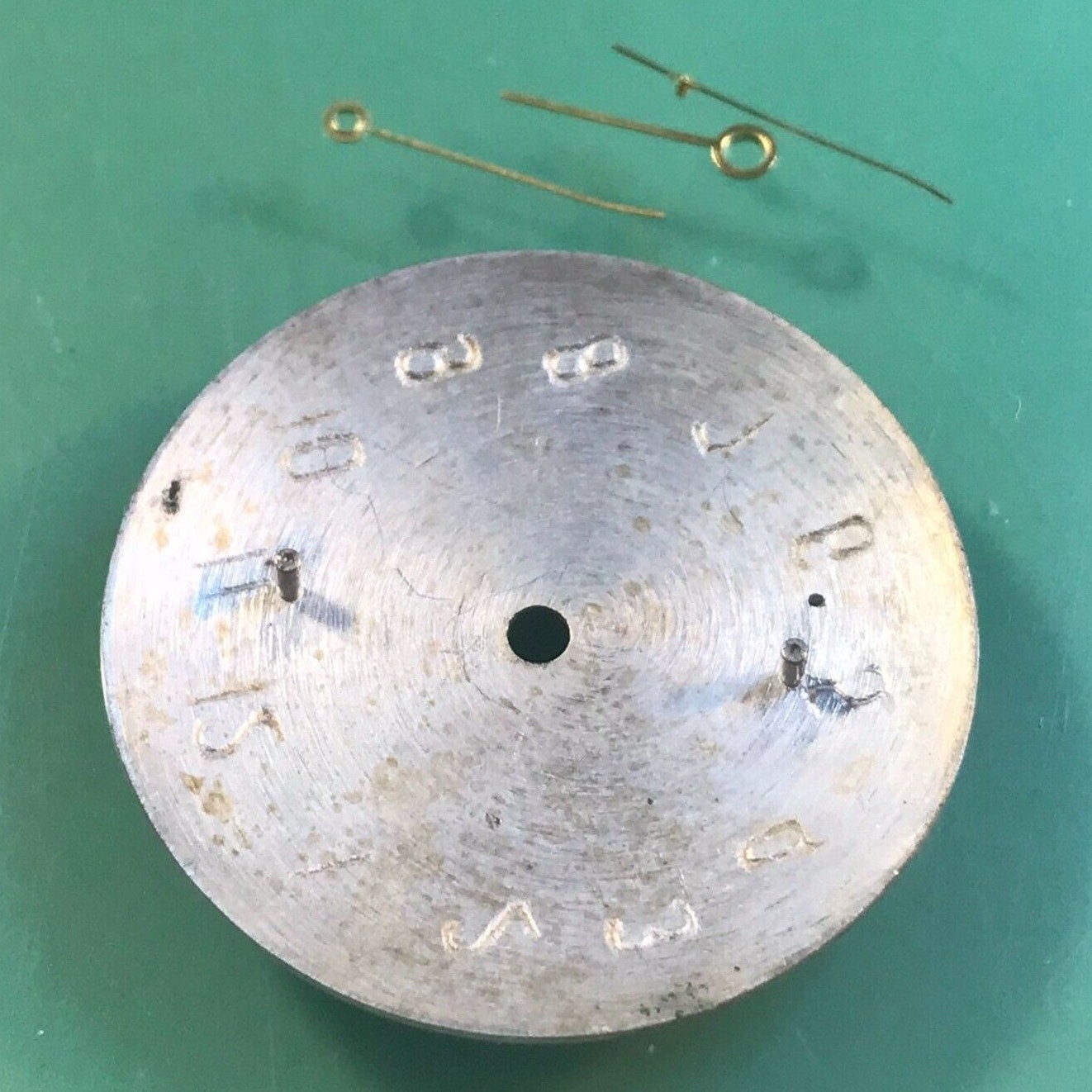 Waltham Men’s Wrist Watch Dial & Hands 17 Jewel 1950’s