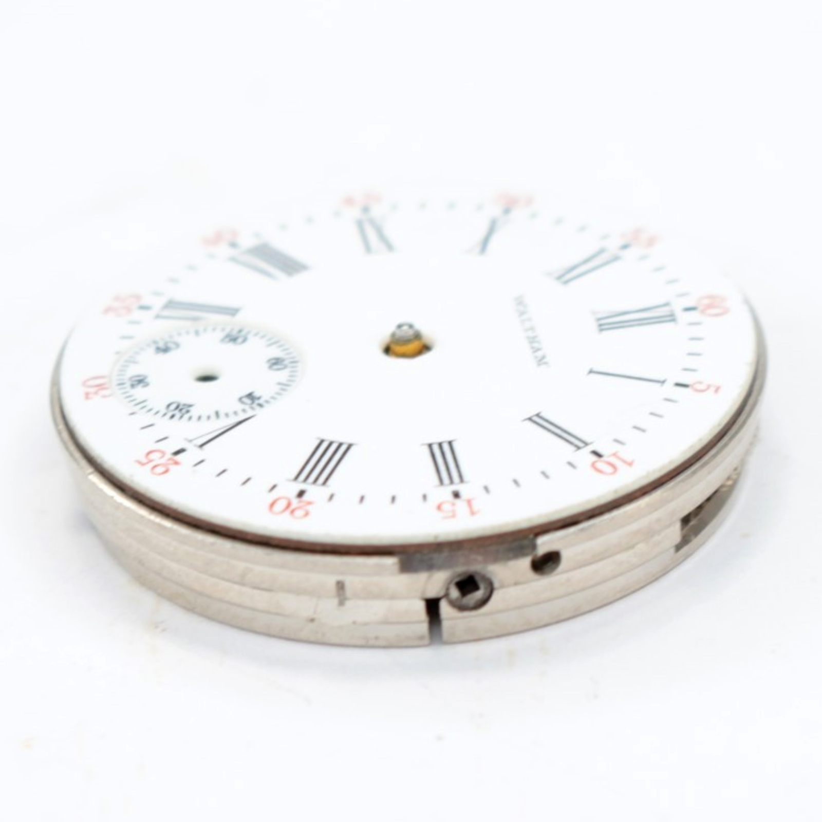 Waltham Pocket Watch Movement 0 Size 7 Jewel Seaside – NA522