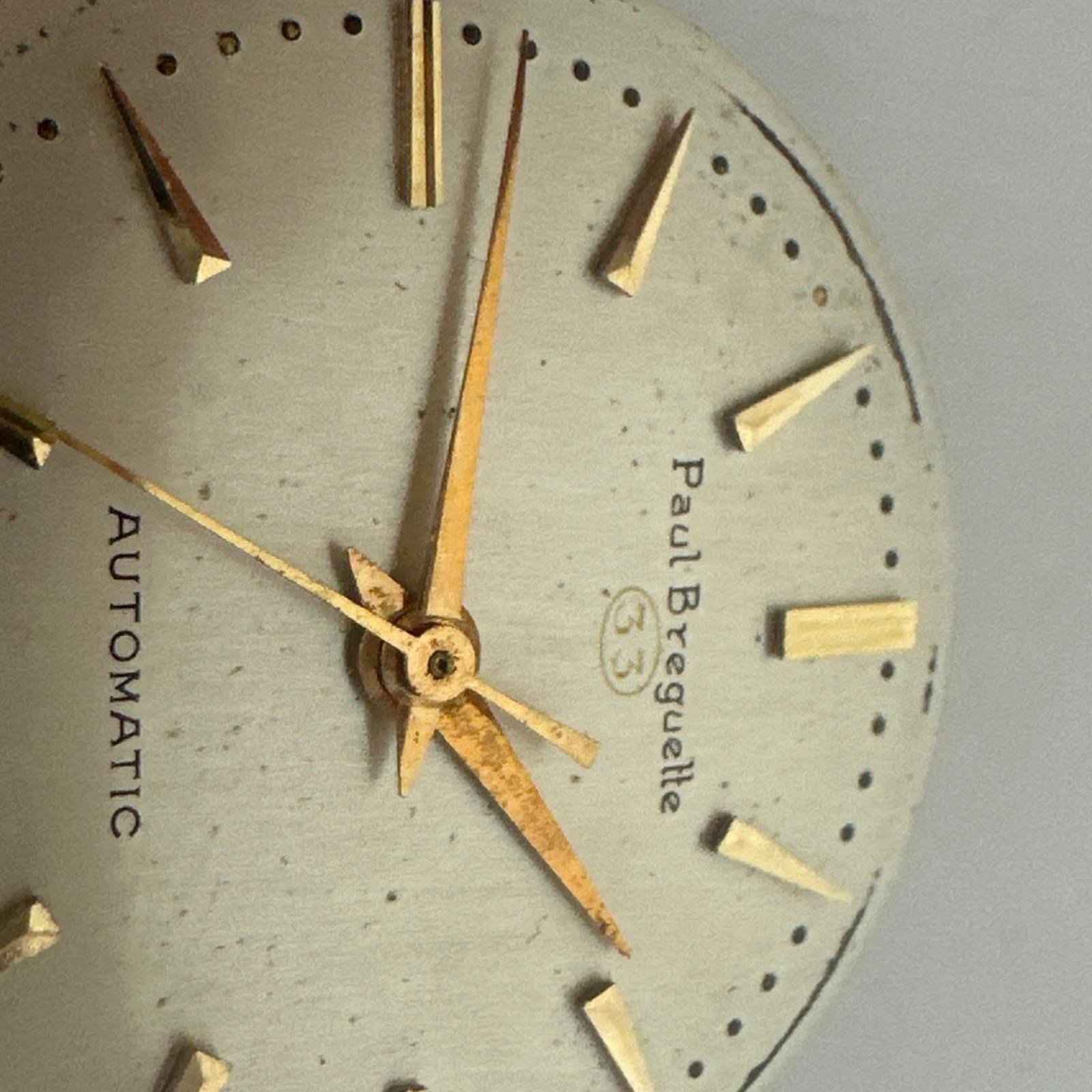 Paul Breguette 17 Jewels Movement With Dial Hands & Crown (Working)